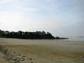 Dinard beach in 2007.