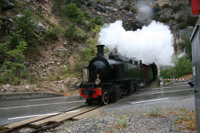 The steam train much as it would have looked in the Fortescue's 