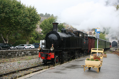 The steam train runs on summer Sundays