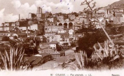 Postcard view of Grasse - early 1900's