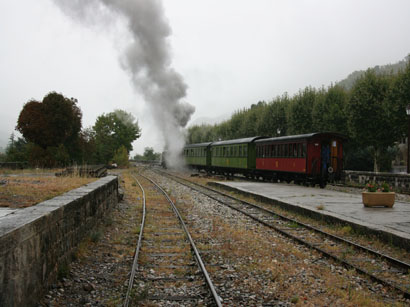 Sunday steam service near Entrevaux in Sept 2011