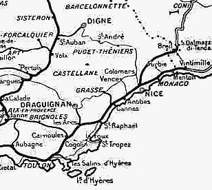 Map of rail network c1921