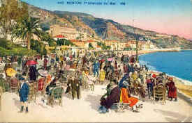 Menton Sea Front 1930