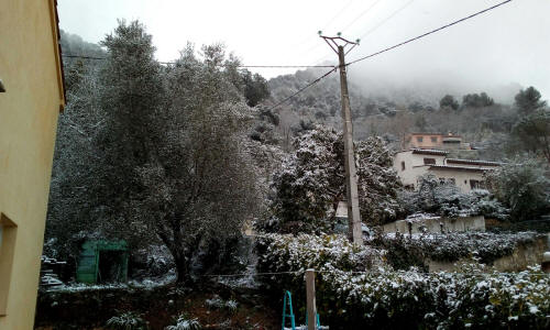 Snow in Provence