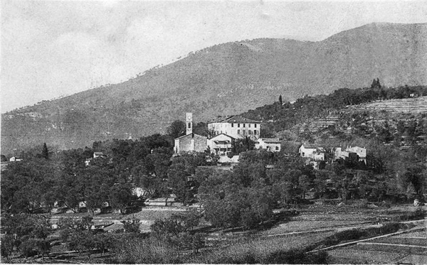 Early view of Opio village - date unknown