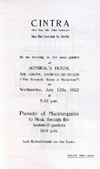 Invitation to a Cintra evening in the Rose Garden