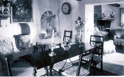 The dining room at Sunset House