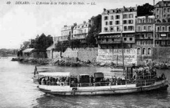 Dinard - St malo ferry arriving at Dinard